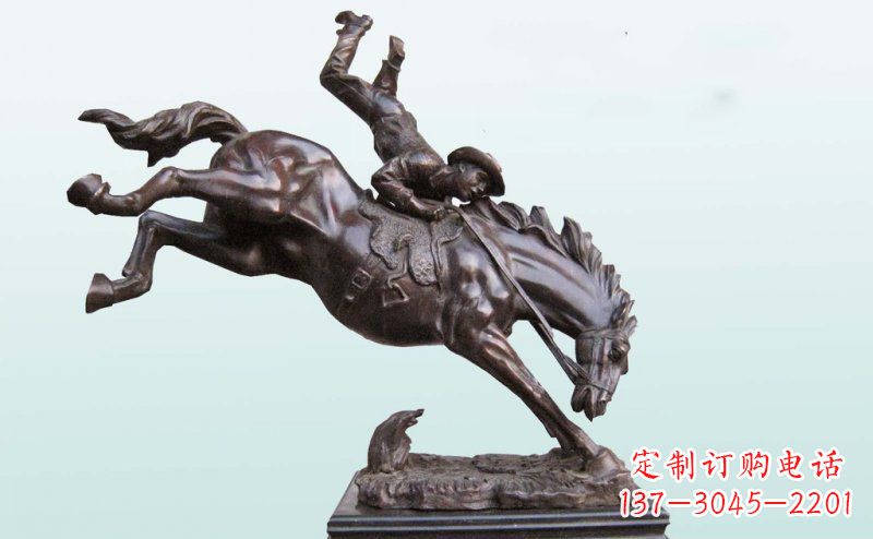 保定精致古典·真实再现马铜雕