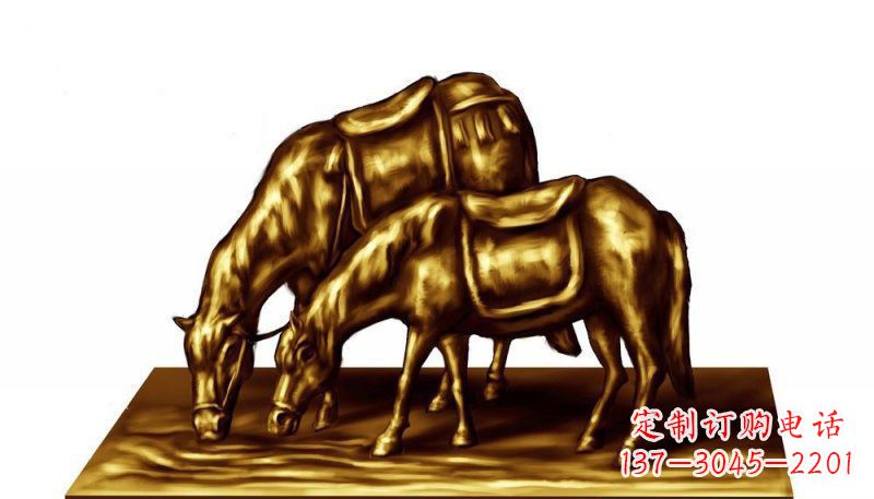 保定中领雕塑精美铜制动物雕塑