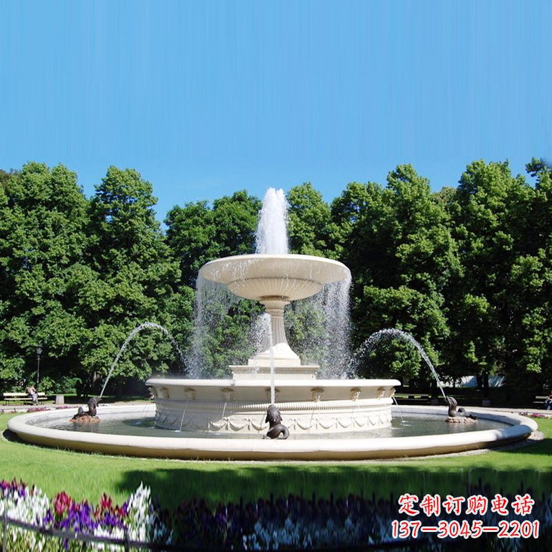 保定公园园林大型欧式石雕喷泉