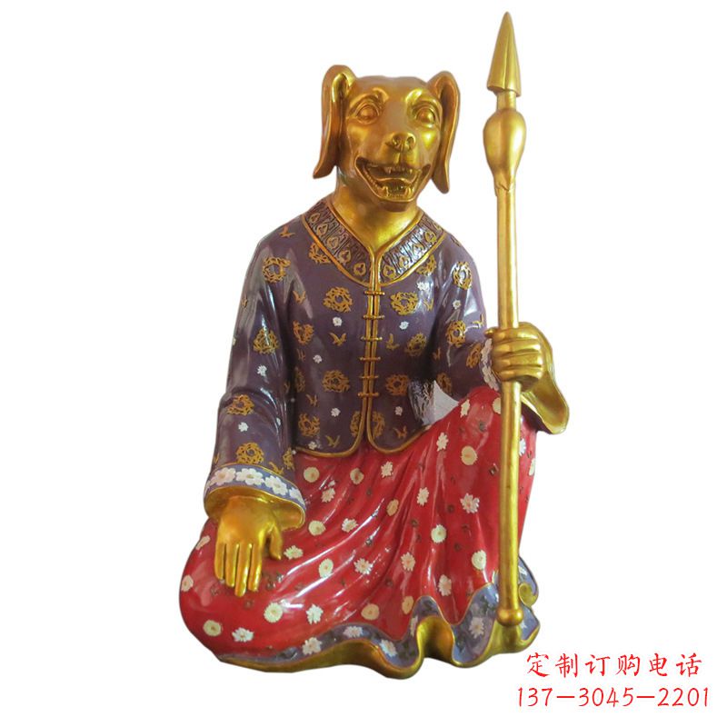 保定高端可爱的玻璃钢生肖雕塑