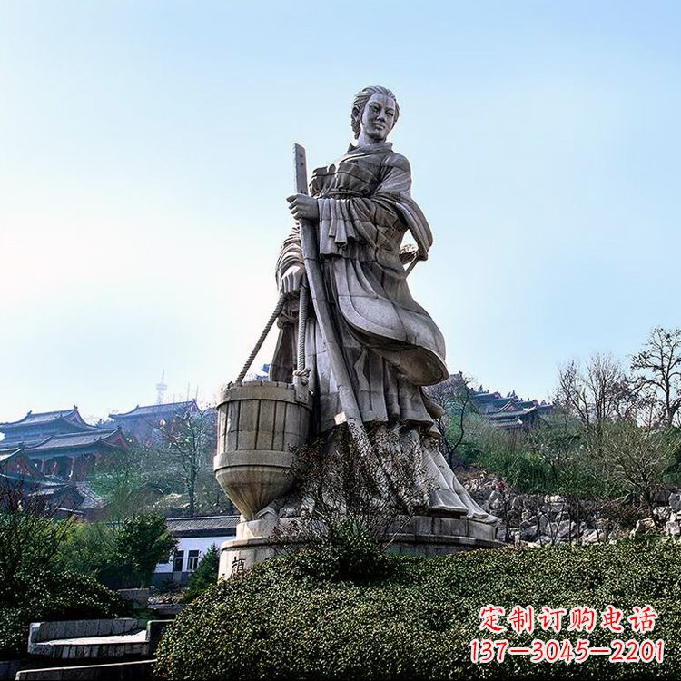 保定古代美女文姜景观雕塑