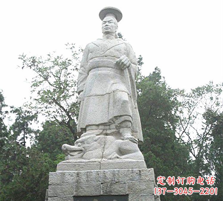 保定古代名人大禹石雕