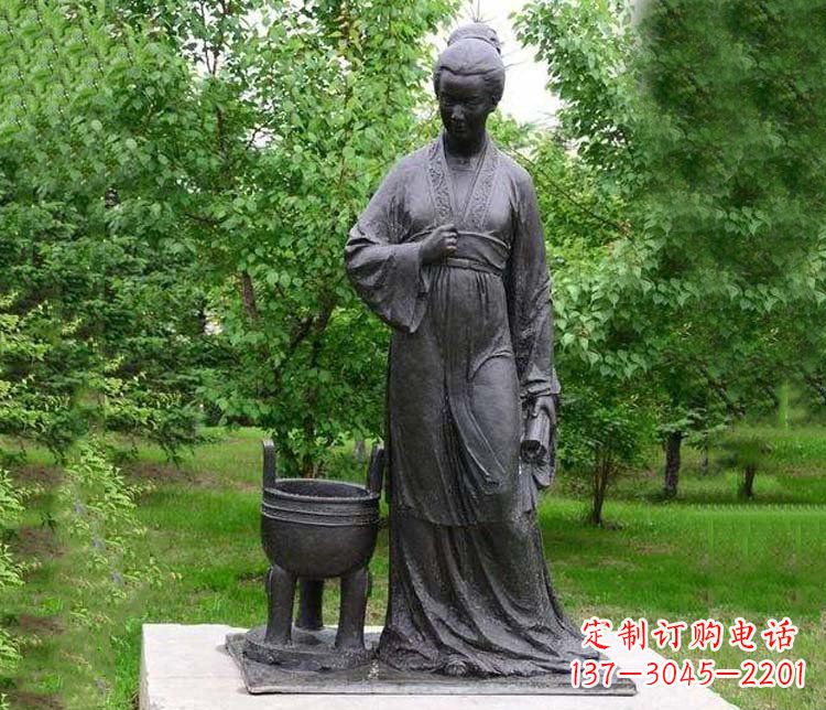 保定李清照铜雕-精致的传统艺术