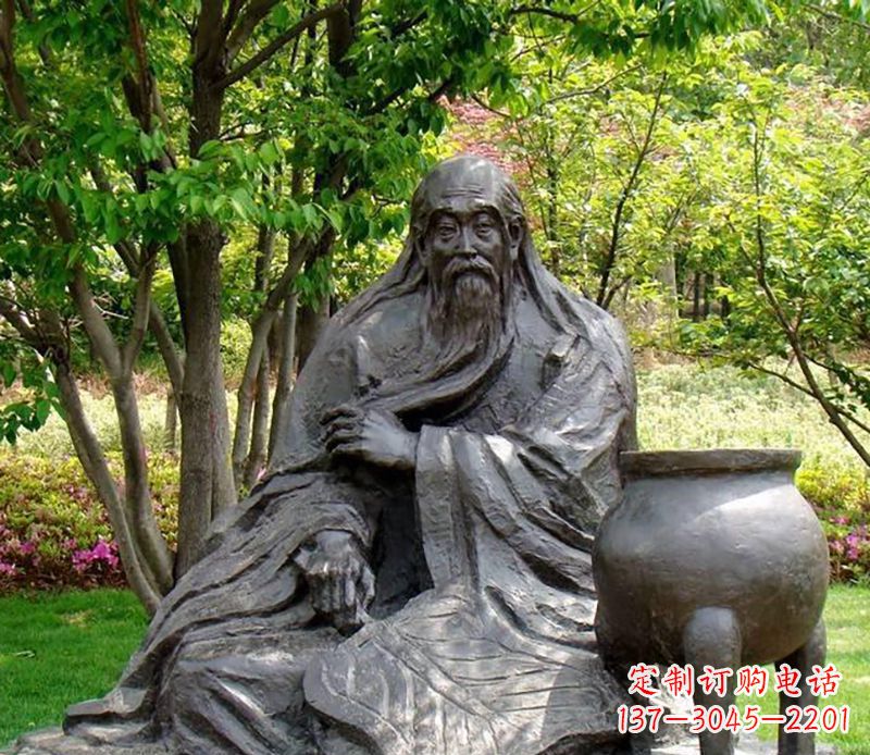 保定古代名人铜雕