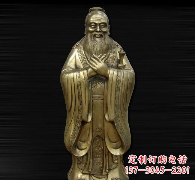 保定依德行者·古代名人铸造孔子雕塑