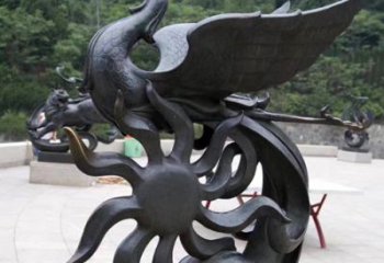 保定天四灵朱雀神鸟雕塑——象征希望的贵族精神