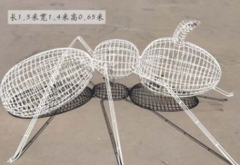 保定美轮美奂的蚂蚁镂空雕塑