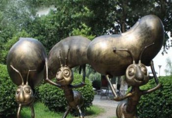 保定雕刻精灵——蚂蚁铜雕