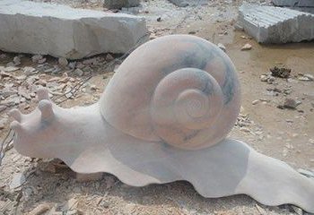 保定真实大小的蜗牛石雕