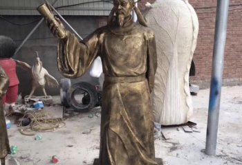 保定龙韵铜雕——歌颂古代大文豪李白