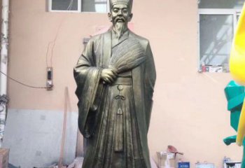 保定中领雕塑经典传承，诸葛亮铜雕！