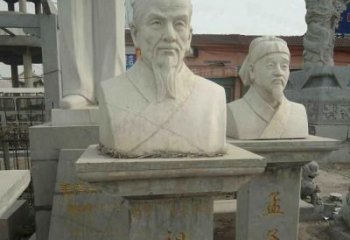 保定高级定制古代名人祖冲之头像雕塑
