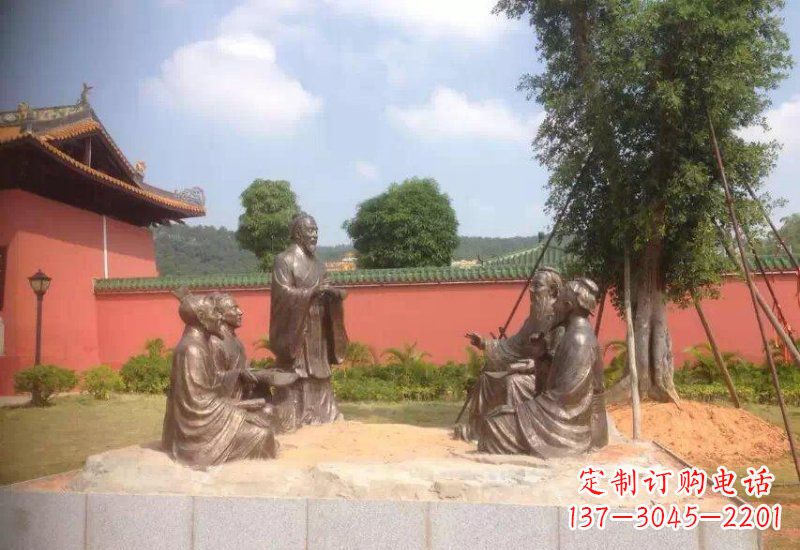 保定经典经典,传承孔子之魅力——孔子铜雕