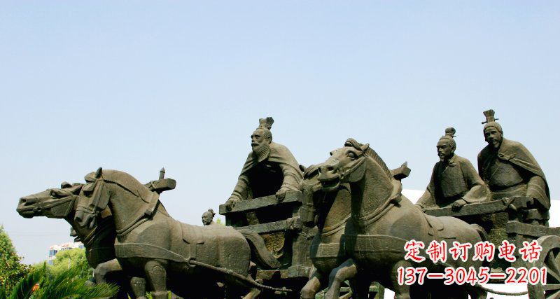 保定中领雕塑--尊贵马车雕塑