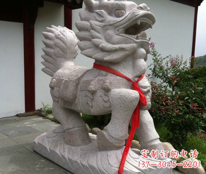 保定古典神麒麟石雕，令人叹为观止的精美艺术