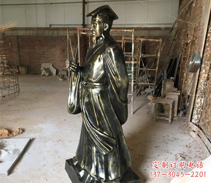 保定千古经典——代表古代艺术审美的王羲之雕塑