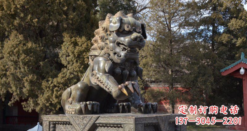保定故宫狮子雕塑,展现古代文化之美