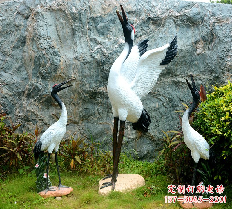 保定精致品质，故宫仙鹤雕塑