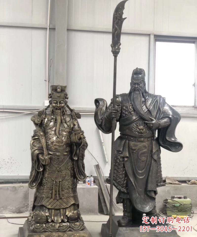 保定海量关公雕塑把财神收入囊中!