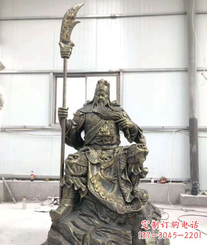 保定关公铜雕,令您的装饰更加添彩