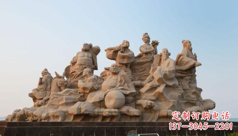 保定专业定制八仙过海雕塑