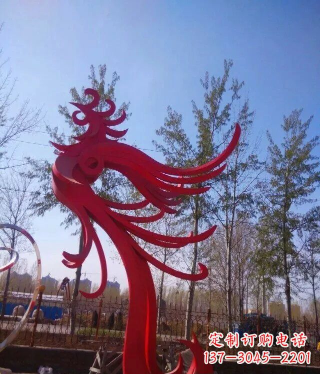 保定中领雕塑凤凰大型抽象雕塑