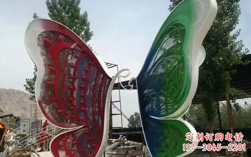 保定精美不锈钢蝴蝶雕塑