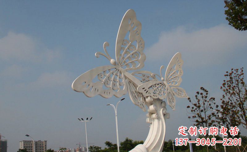 保定完美的蝴蝶不锈钢雕塑