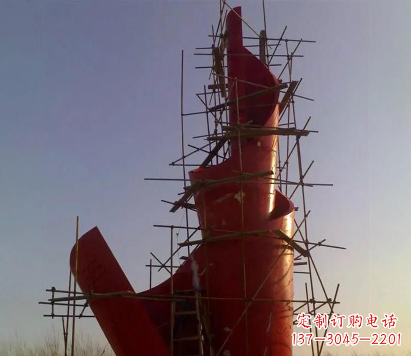 保定广场不锈钢火炬景观雕塑