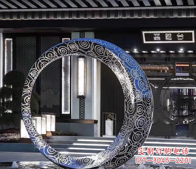 保定精致圆环喷泉雕塑陪伴你的绿色城市