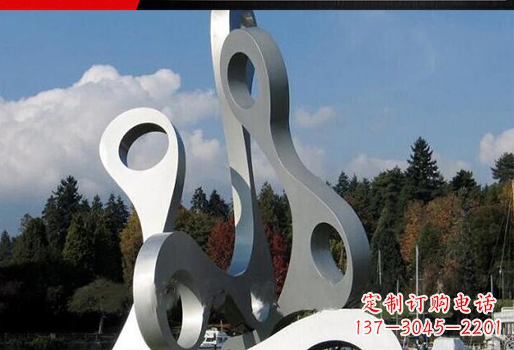 保定专业定制不锈钢字母景观雕塑