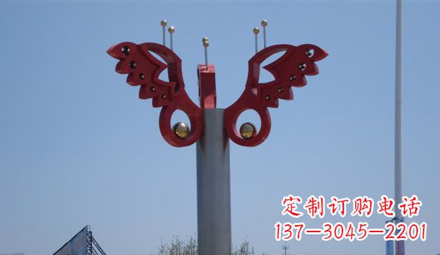 保定欣赏精美蝴蝶雕塑,感受生活的美好