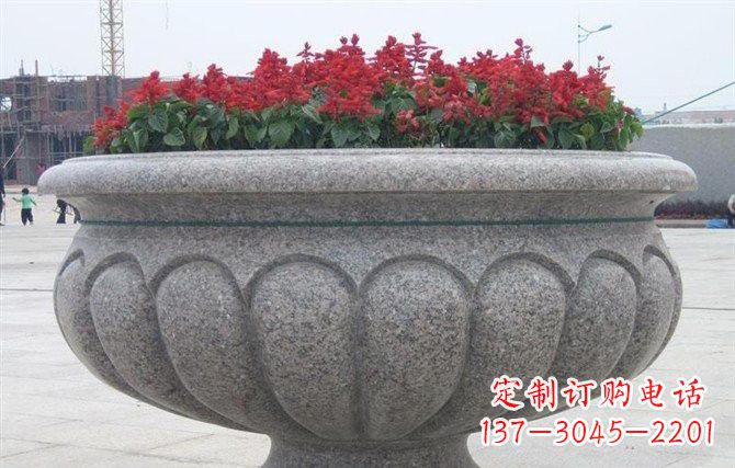 保定流线形花盆雕塑,打造完美室外空间