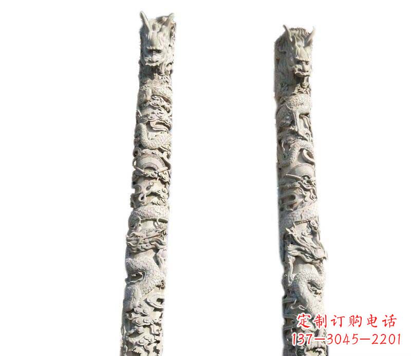 保定欣赏传统工艺,邀请专业大理石龙柱雕塑