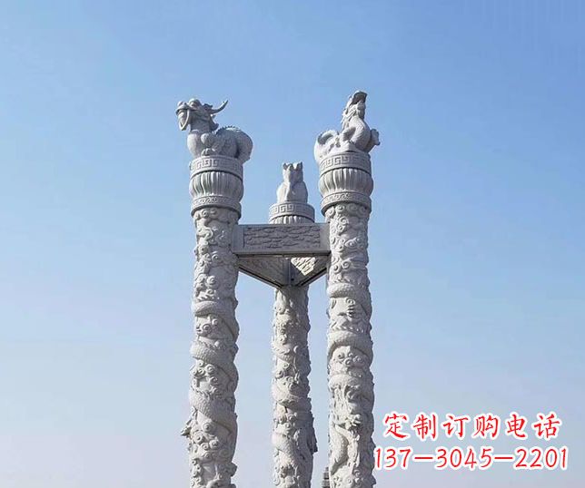 保定中领雕塑:精致石雕龙柱,展现时尚文化之美