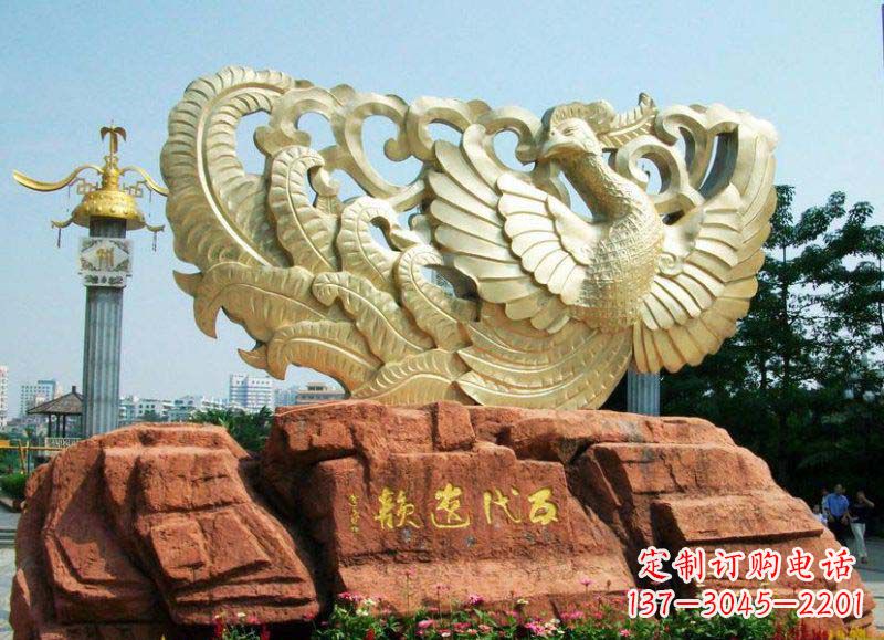 保定中领雕塑凤凰雕塑,精美绝伦