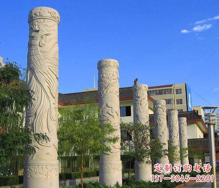 保定中领雕塑:凤凰石雕精美雕塑