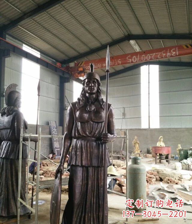 保定广场古罗马人物铜雕