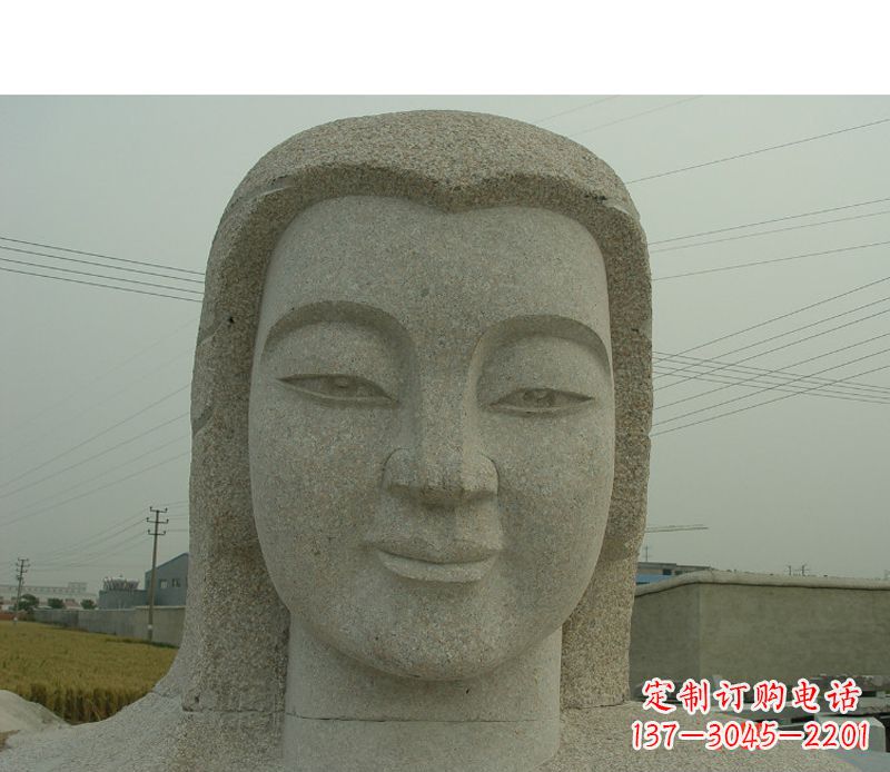 保定广场黄河母亲石雕