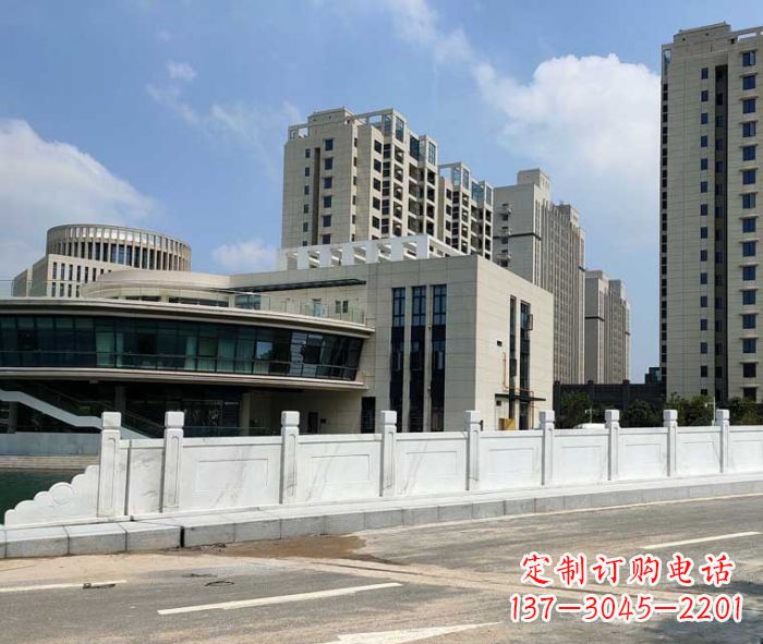 保定广场景观大理石栏板雕塑