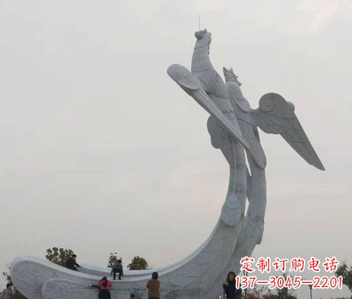保定中领雕塑:凤凰石雕,精美瑰丽的艺术品