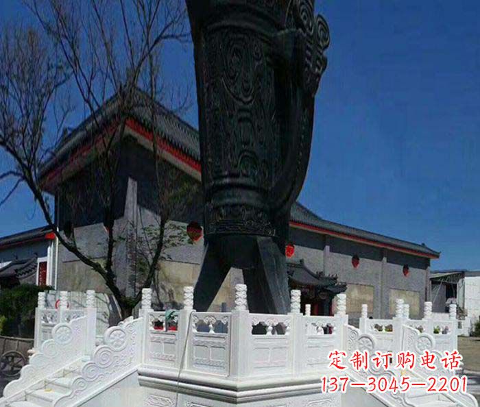 保定汉白玉升旗台石雕:高贵而典雅