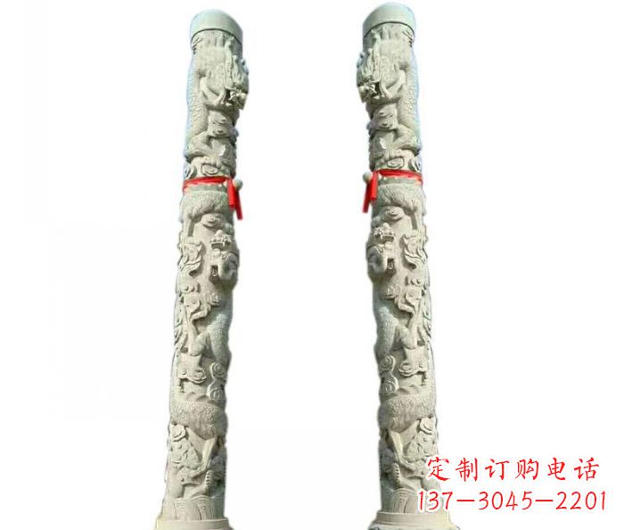 保定时尚的盘龙柱石雕,给你不一样的空间