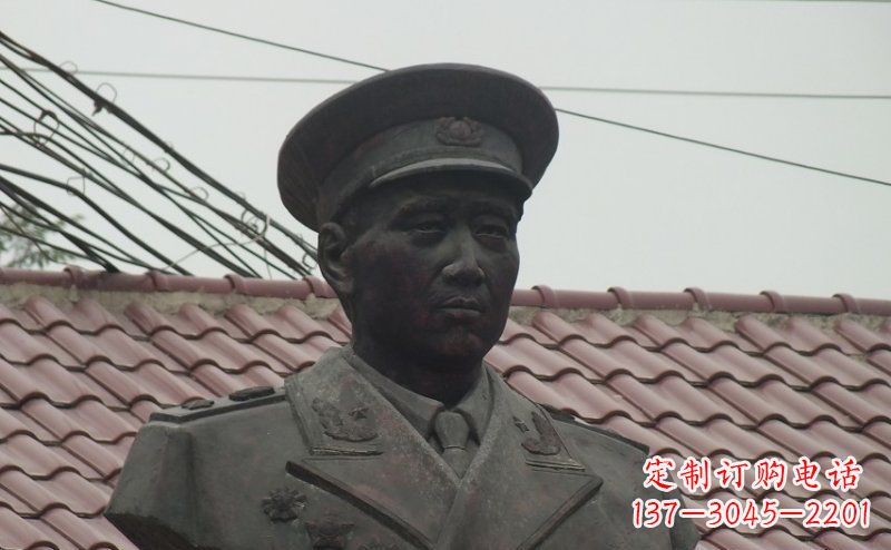 保定广场开国元帅伟人铜雕