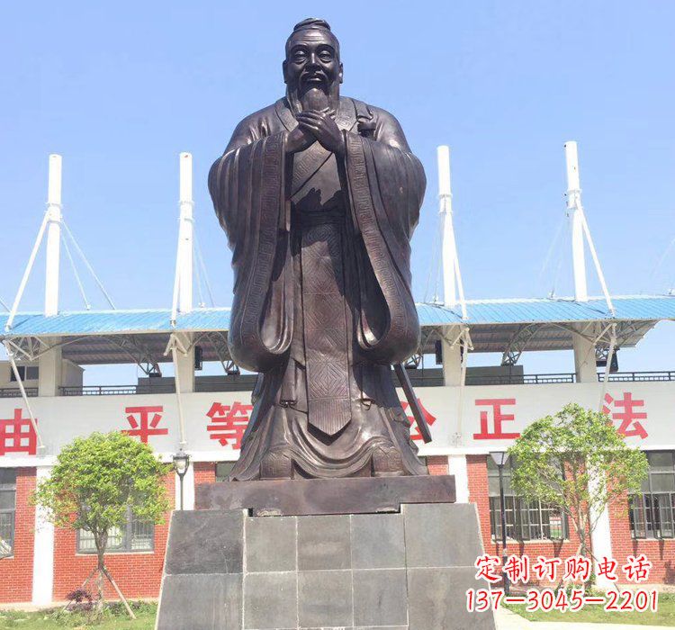 保定具有传统文化气息的孔子雕塑