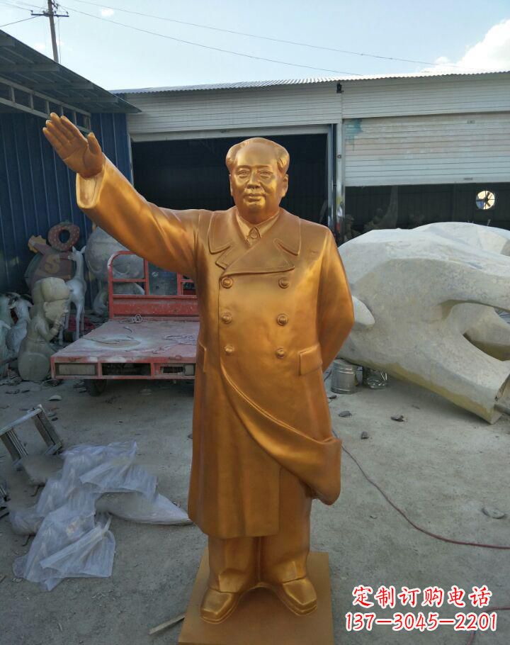 保定毛主席铜雕——定制精美大型雕塑