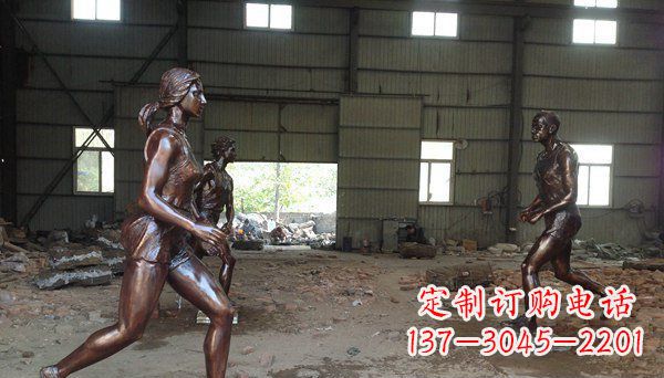 保定专为你而立！雕刻优雅女生铜雕