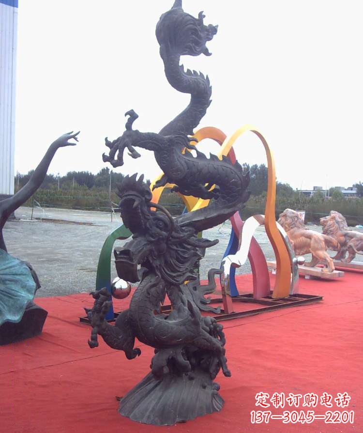 保定精美铜雕龙,汇聚古典气息