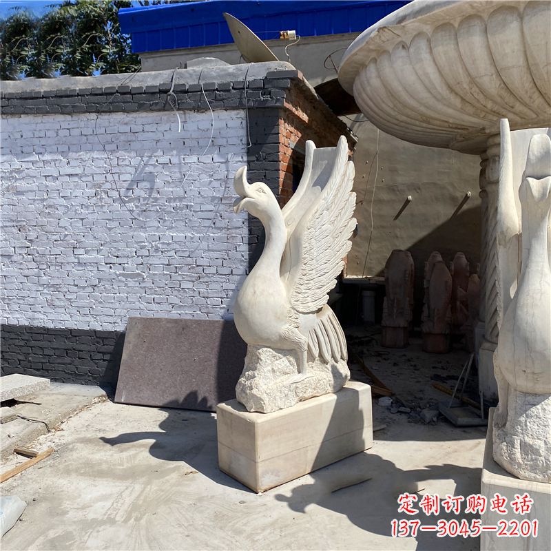 保定中领雕塑艺术精致天鹅雕塑