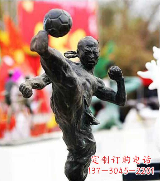 保定足球雕塑:展现无限自由